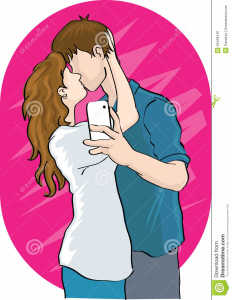 http://www.dreamstime.com/royalty-free-stock-image-selfie-kiss-illustration-young-couple-kissing-taking-smart-phone-to-share-social-media-image55439476