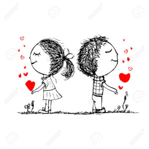 27321759-coppia-in-amore-insieme-schizzo-di-san-valentino-per-il-vostro-disegno-archivio-fotografico