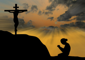 Praying at the Cross