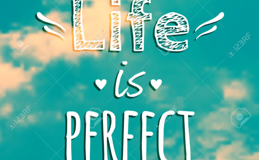“Per quanto assurda e complessa ci sembri, la vita è perfetta”